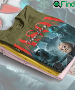 Retro Scary Jason Voorhees Friday The 13th Horror Movie Michael Myers Vintage T Shirt