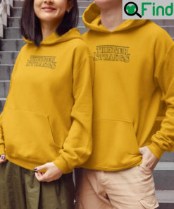 Thinger Strangs Yellow Hoodie