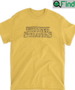 Thinger Strangs Yellow T Shirt