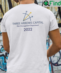 Three Arrows Capital Risk Management Department 2022 Shirt