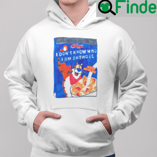 Tony The Tiger I Dont Know Who I Am Anymore Hoodie Kelloggs Frosted Flakes