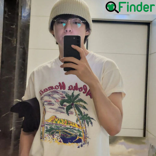 V Kim Taehyung Aloha Hawaii Diamond Head Shirt