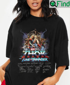 Vintage Thor Love And Thunder Signature Shirt