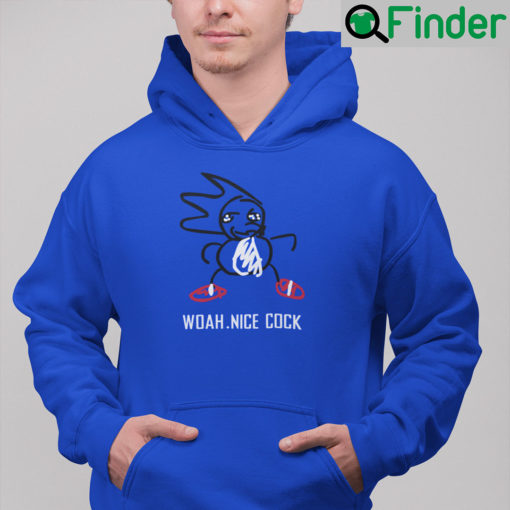 Woah Nice Cock Meme Shadow Hedgehog Hoodie