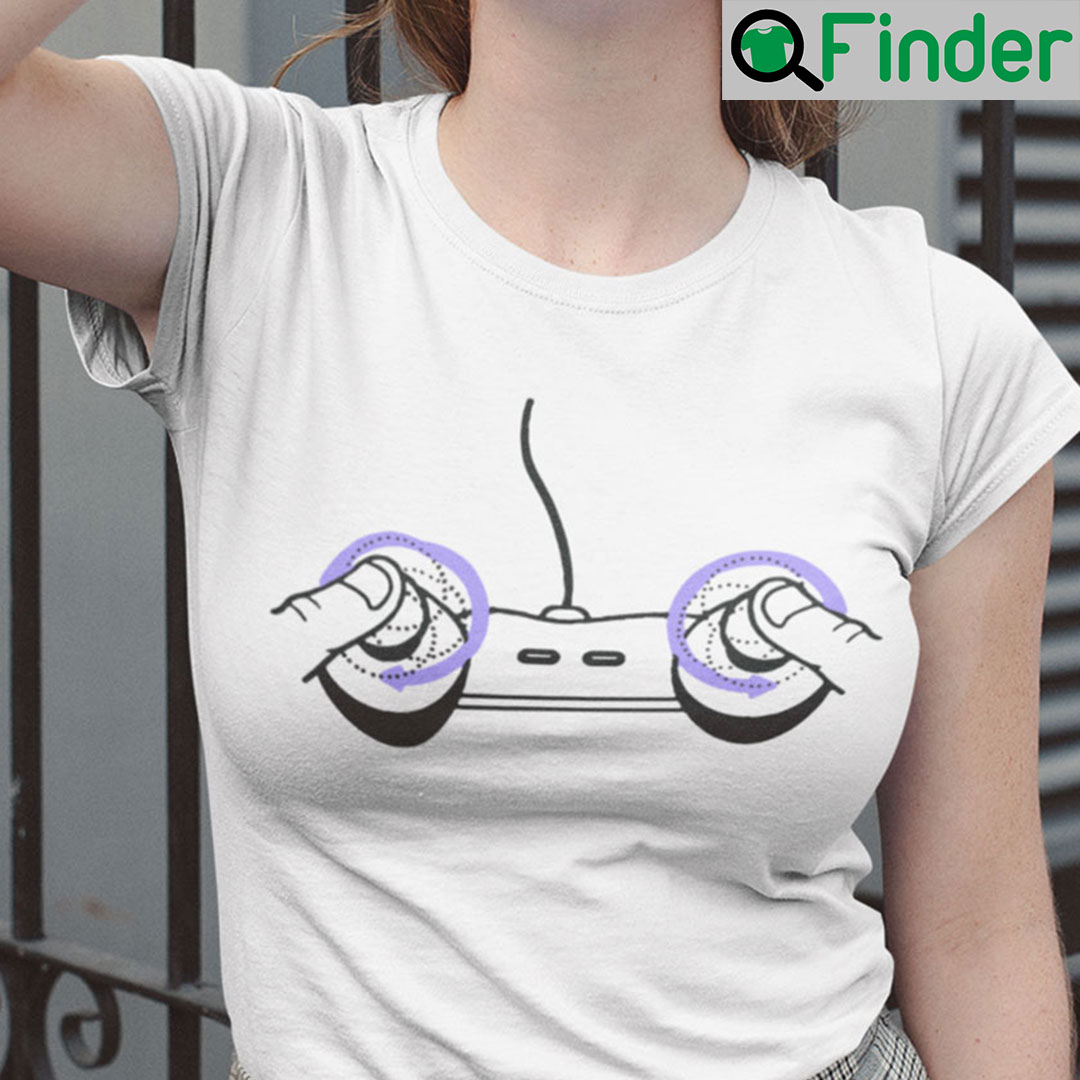 Boob Controller Shirt Game Controller Funny Dirty Mind - Q-Finder ...