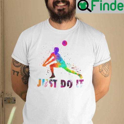 Classic Just Do It Volleyball Shirt Male