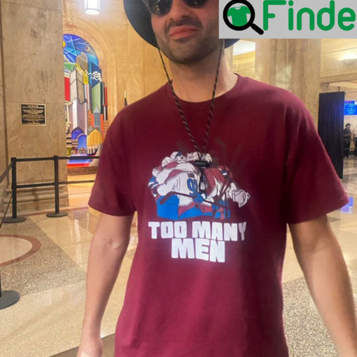 Colorado Avalanche Nazem Kadri Too Many Men T Shirt Parade