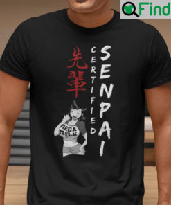 Funny Certified Senpai Shirt Anime Lover