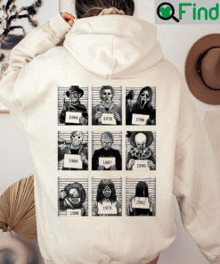 Horror Movie Characters Hoodie