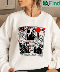 Horror Movie Tarot Card Shirt