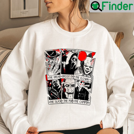 Horror Movie Tarot Card Shirt