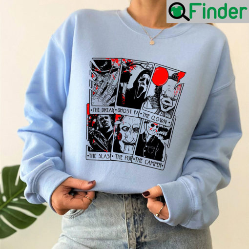 Horror Movie Tarot Card Sweatshirt