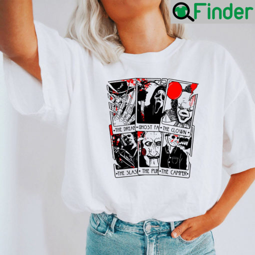 Horror Movie Tarot Card T Shirt