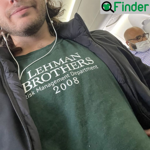 Lehman Brothers T Shirt Risk Management Department 2008