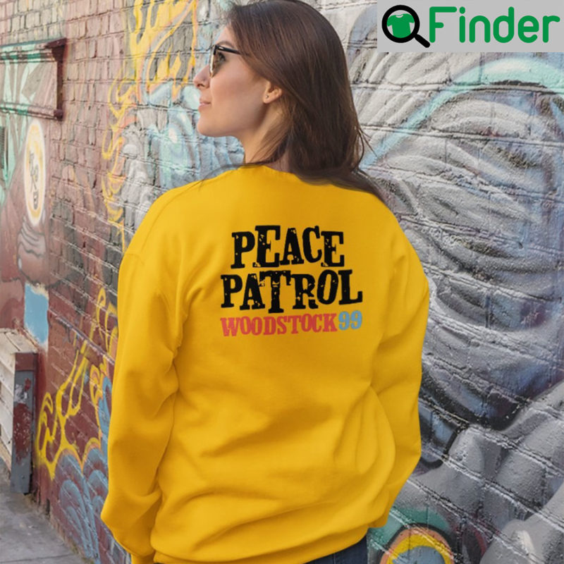 peace patrol woodstock 99 shirt