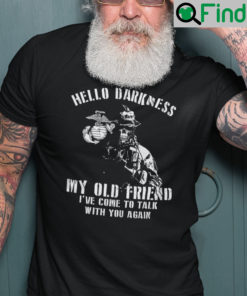 Skull Hello Darkness My Old Friend Shirt