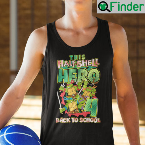 This Halfshell Hero Is Back To School Ninja Turtle Tank Top Shirt
