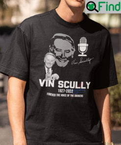 Vin Scully Shirt 1927 2022 Forever The Voice Of the Dodgers