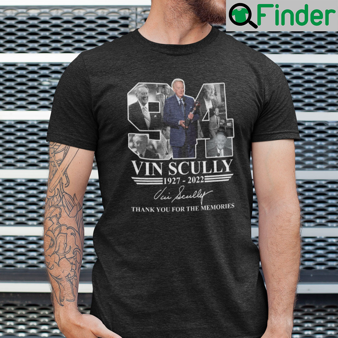 Vin Scully Shirt 1927 2022 Thanks You For The Memories