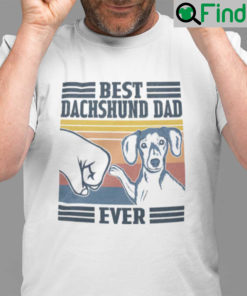 Vintage Dachshund Dad Shirt Best Dachshund Dad Ever