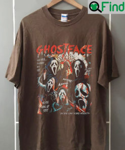 Vintage Ghostface Horror Movie Scream Shirt