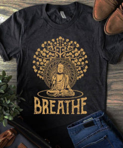 Yoga Shirt Buddha Breath Bodhi Tree