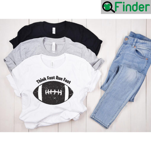Chaad Poweers American Football Think Fast Run T Shirt