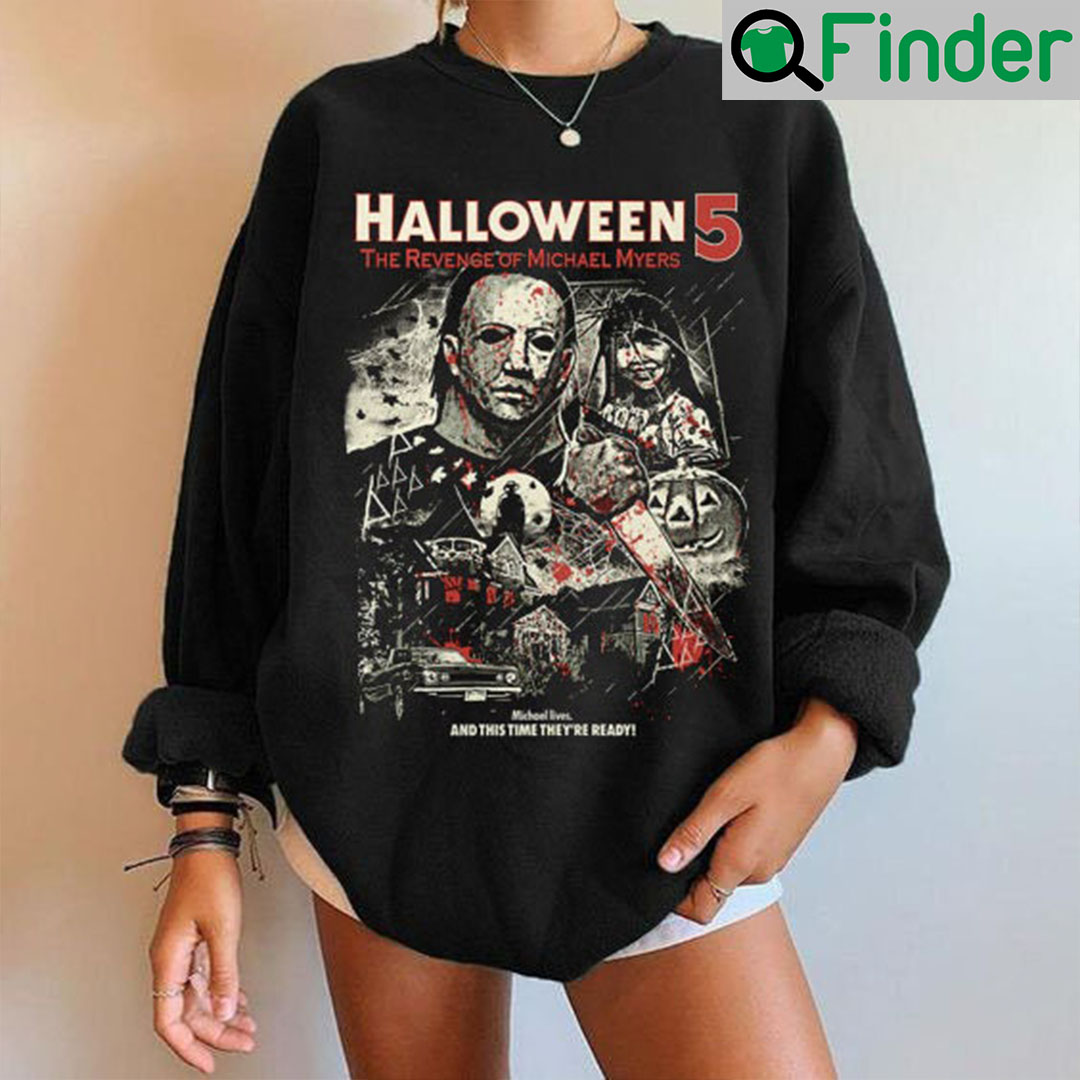 Michael Myers Vintage Halloween 5 Revenger T-Shirt - Q-Finder Trending ...
