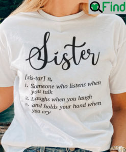 Sister Definition Shirt Funny Sister Meaning