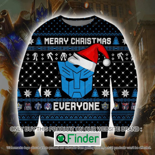 Autobot Merry Christmas Everyone Knitted Wool Sweater – LIMITED EDITION