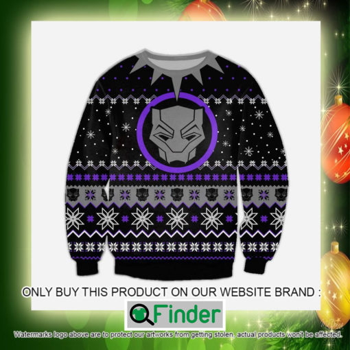 Black Panther Wakanda Forever Christmas Ugly Sweater Sweatshirt – LIMITED EDITION