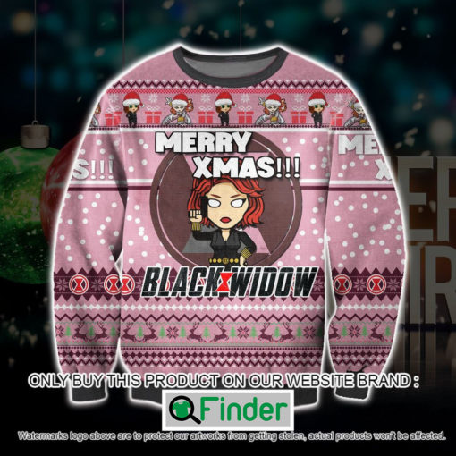 Black Widow Marvel Christmas Ugly Sweater – LIMITED EDITION