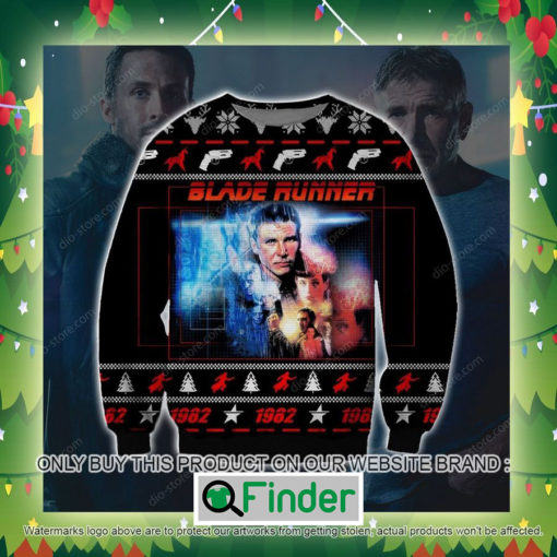 Blade Runner 1982 Black Knitted Wool Sweater Sweatshirt – LIMITED EDITION