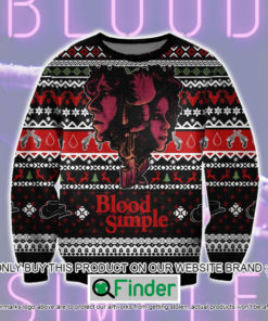 Blood Simple Christmas Ugly Sweater – LIMITED EDITION