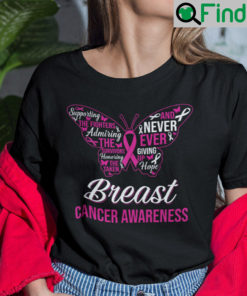 Breast Cancer Awareness Shirt Supporting The Fighters