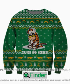 Calvin And Hobbes Knitted Wool Sweater Sweatshirt – LIMITED EDITION