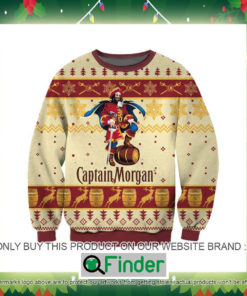 Captain Morgan Logo Knitted Wool Sweater Sweatshirt – LIMITED EDITION