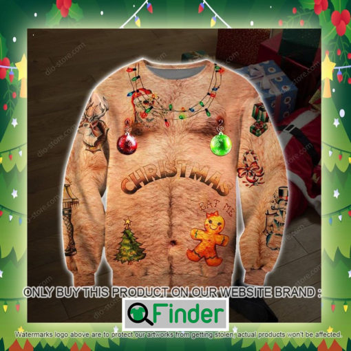 Christmas Fur Knitted Wool Sweater Sweatshirt – LIMITED EDITION