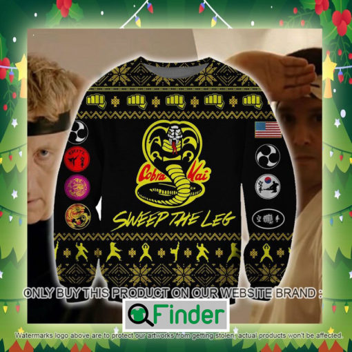 Cobra Kai Sweep The Leg Knitted Wool Sweater Sweatshirt – LIMITED EDITION