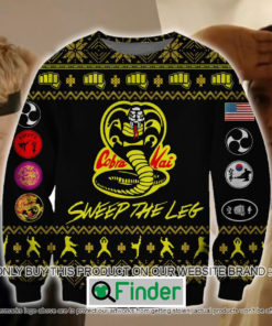 Cobra Kai Sweep The Leg Knitted Wool Sweater – LIMITED EDITION