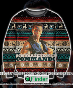 Commandos Schwarzenegger Christmas Ugly Sweater – LIMITED EDITION