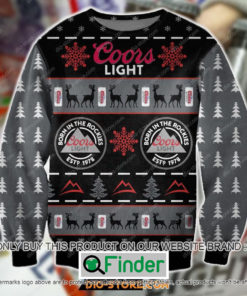 Coors Light Beer Knitted Wool Sweater – LIMITED EDITION