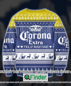 Corona Extra Beer Feliz Navidad Christmas Ugly Sweater Sweatshirt – LIMITED EDITION