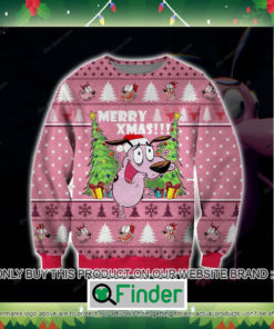 Cowardly Dog Merry Xmas Knitted Wool Sweater Sweatshirt – LIMITED EDITION