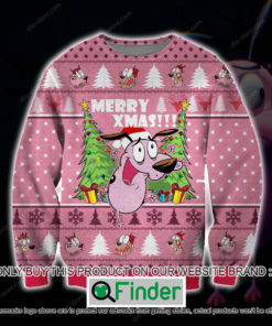 Cowardly Dog Merry Xmas Knitted Wool Sweater – LIMITED EDITION