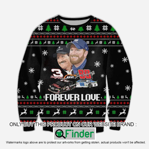 Dale Earnhardt Forever Love Christmas Ugly Sweater – LIMITED EDITION