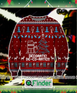 Daleks Decorate Knitted Wool Sweater Sweatshirt – LIMITED EDITION