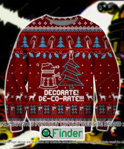 Daleks Decorate Knitted Wool Sweater – LIMITED EDITION