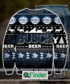 Dark Busch Beer Black Blue Knitted Wool Sweater – LIMITED EDITION