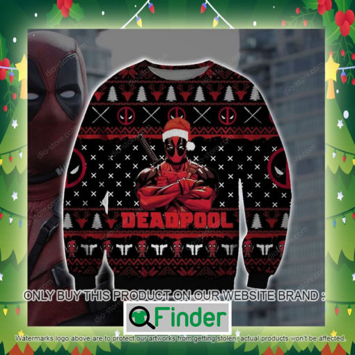 Deadpool Black Knitted Wool Sweater Sweatshirt – LIMITED EDITION